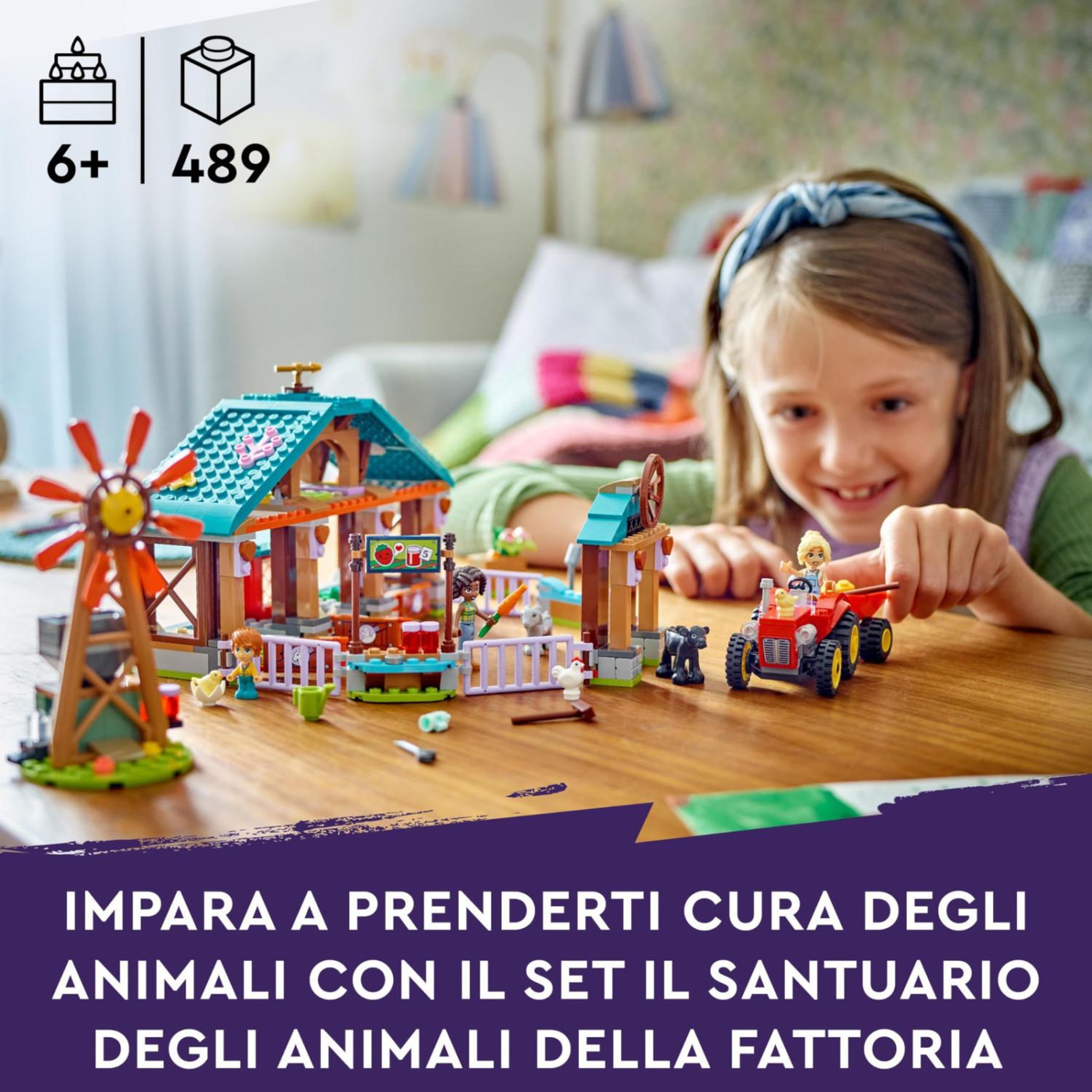 Voir la diapositive 3 : LEGO Jeu de construction LEGO Friends Le Refuge Des Animaux De La Ferme