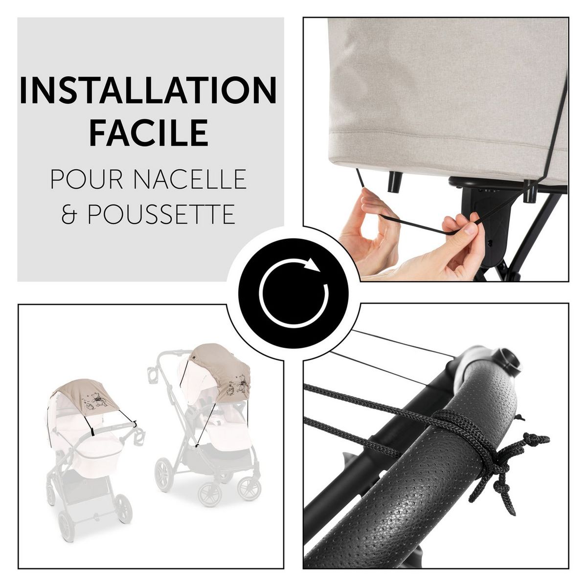 HAUCK Pare soleil de poussette Pushchair Sunshade