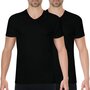Voir la diapositive 1 : Athena Lot de 2 Tee shirts col V homme Coton Bio