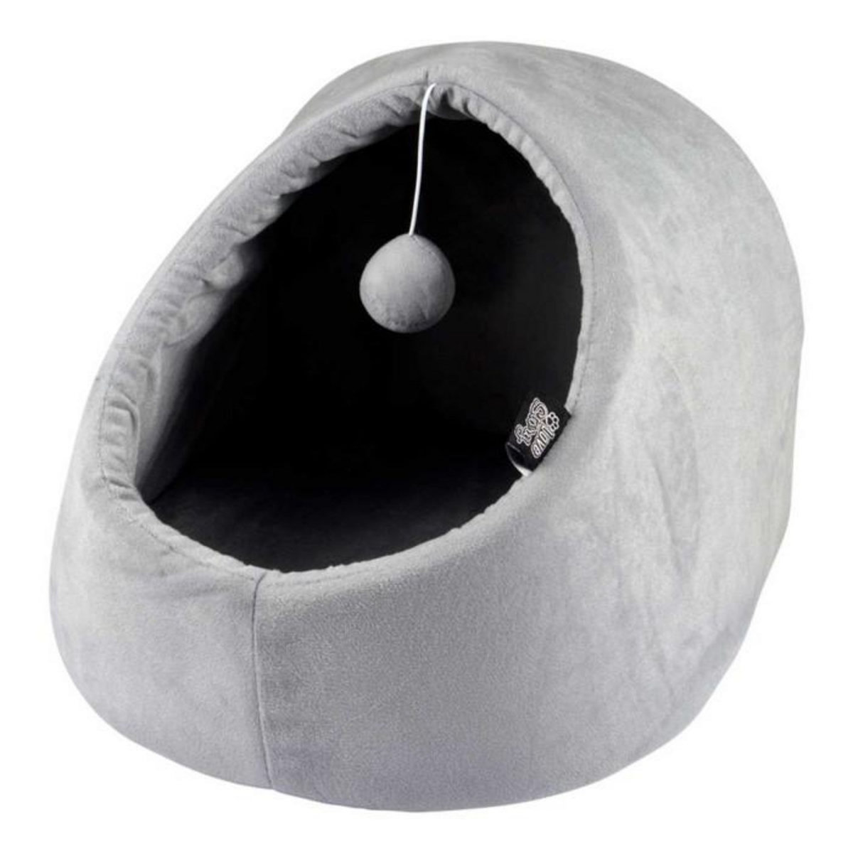 Paris Prix Niche avec Jouet pour Chat  Sweet Cat  38cm Gris Clair