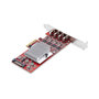 Voir la diapositive 3 : Startech StarTech.com Carte PCIe USB-C 4 Ports, USB 3.2 10 Gbit/s, Carte d'Extension PCI Express USB-C, 4 Contrôleurs USB Indépendants, Carte PCIe USB Type-C, Windows/Linux/macOS, Conforme TAA