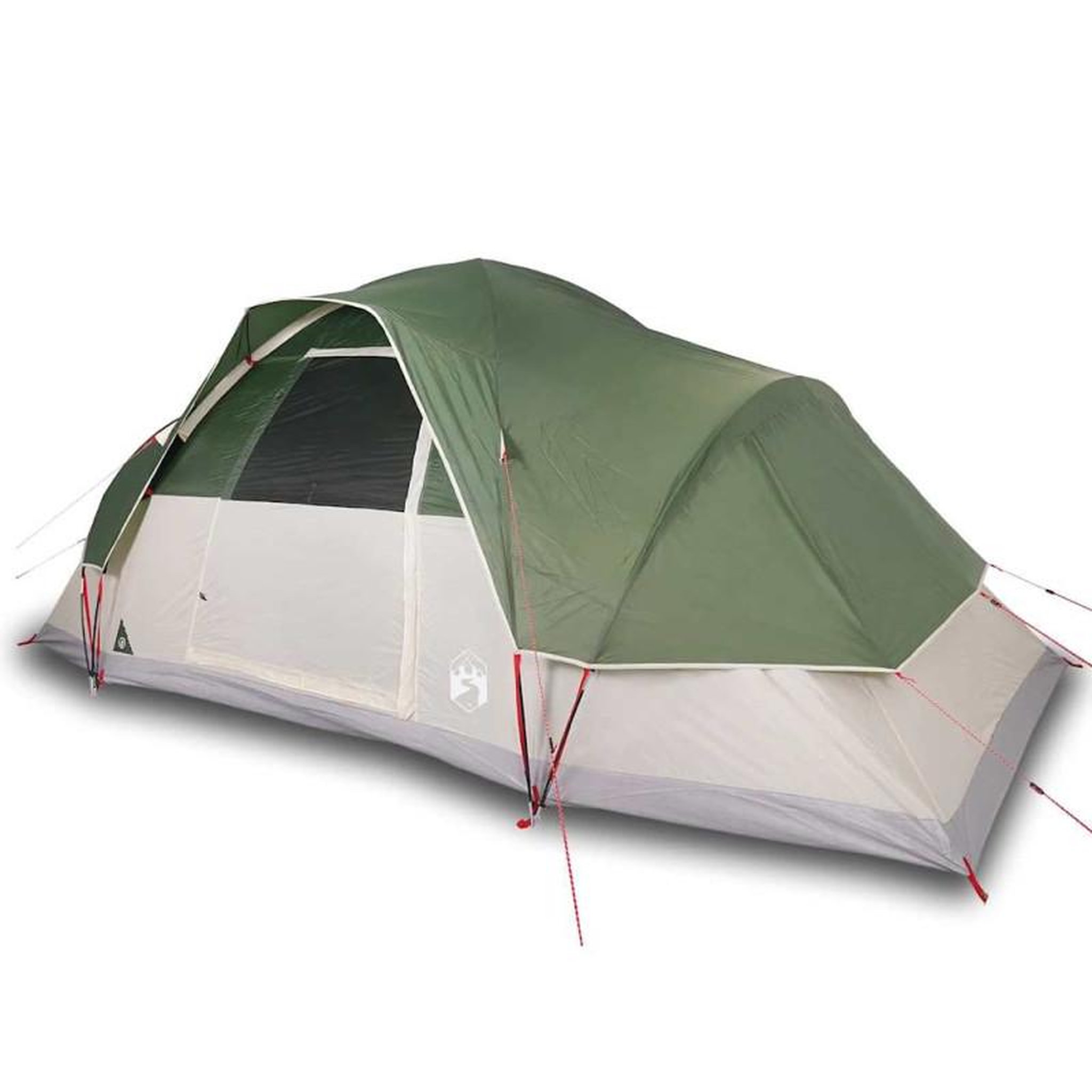 Voir la diapositive 2 : VIDAXL Tente familiale à dôme 9 personnes vert imperméable