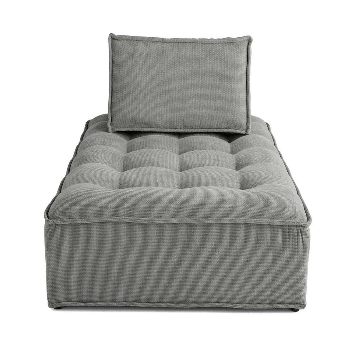 LISA DESIGN Marisol - module d'assise méridienne - velours texturé