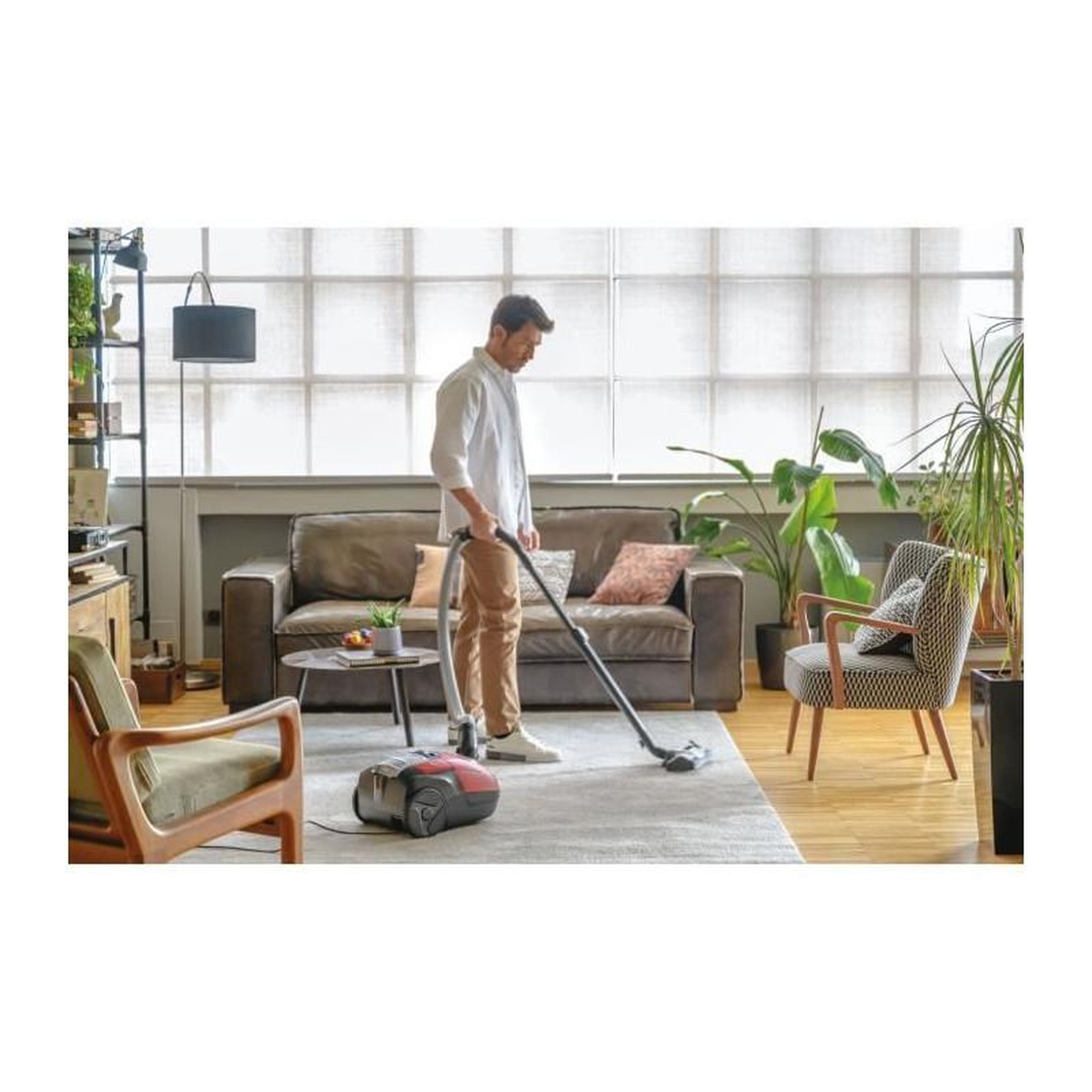 Voir la diapositive 5 : HOOVER HOOVER HE510HM H-Energy 500 Aspirateur traineau - 850 W - 3,5L - 69 dB