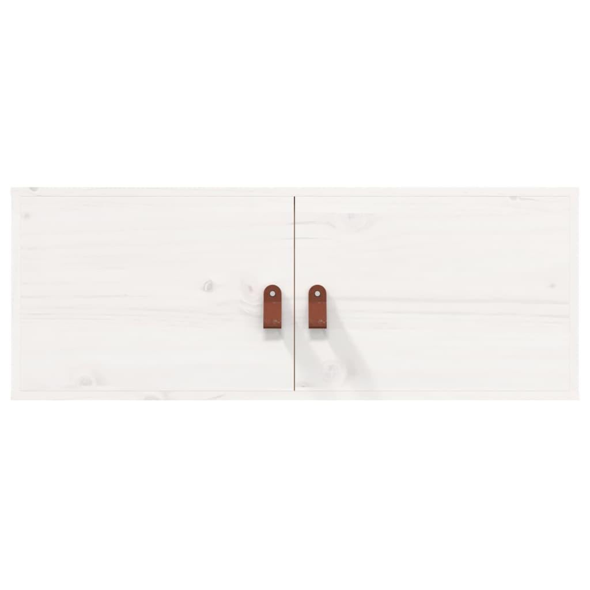 Voir la diapositive 3 : VIDAXL Armoire murale Blanc 80x30x30 cm Bois de pin massif