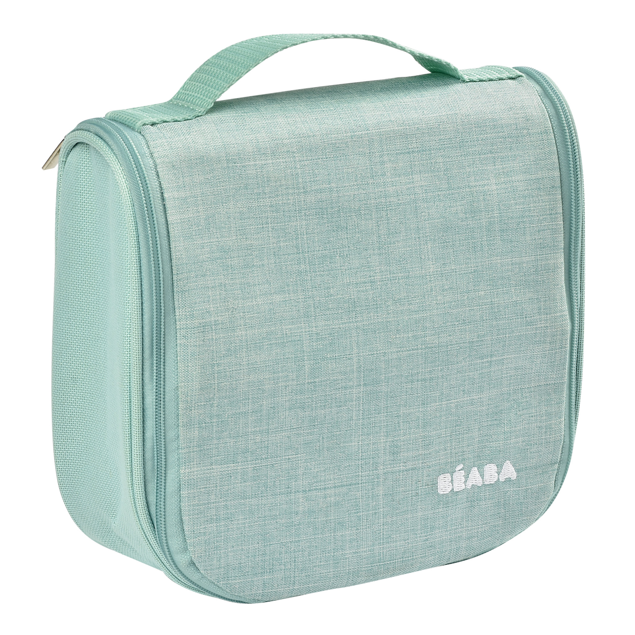 Voir la diapositive 2 : BEABA Trousse de toilette nomade 9 accessoires vert d'eau