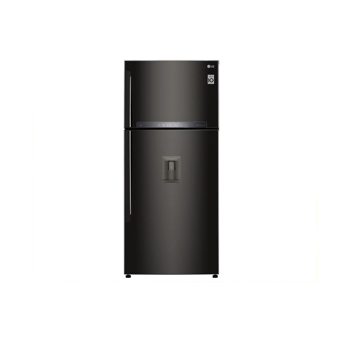 LG Réfrigérateur combiné 78cm 509l nofrost noir - GTF7850BL1