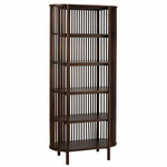 Paris Prix Étagère 5 Niveaux en Bois  Gavya  190cm Brun Foncé