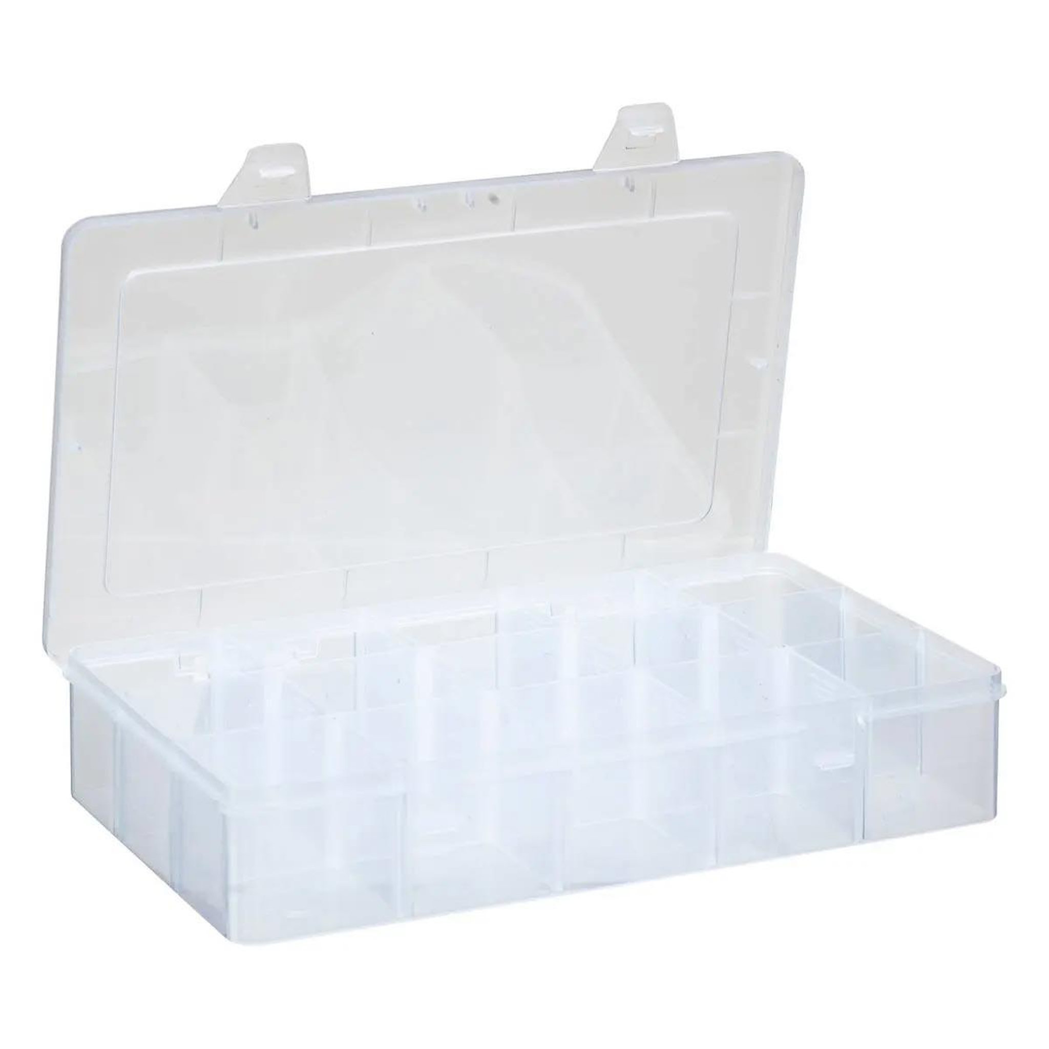 Voir la diapositive 2 : FIVE Boîte de rangement  compartimenté  27cm transparent