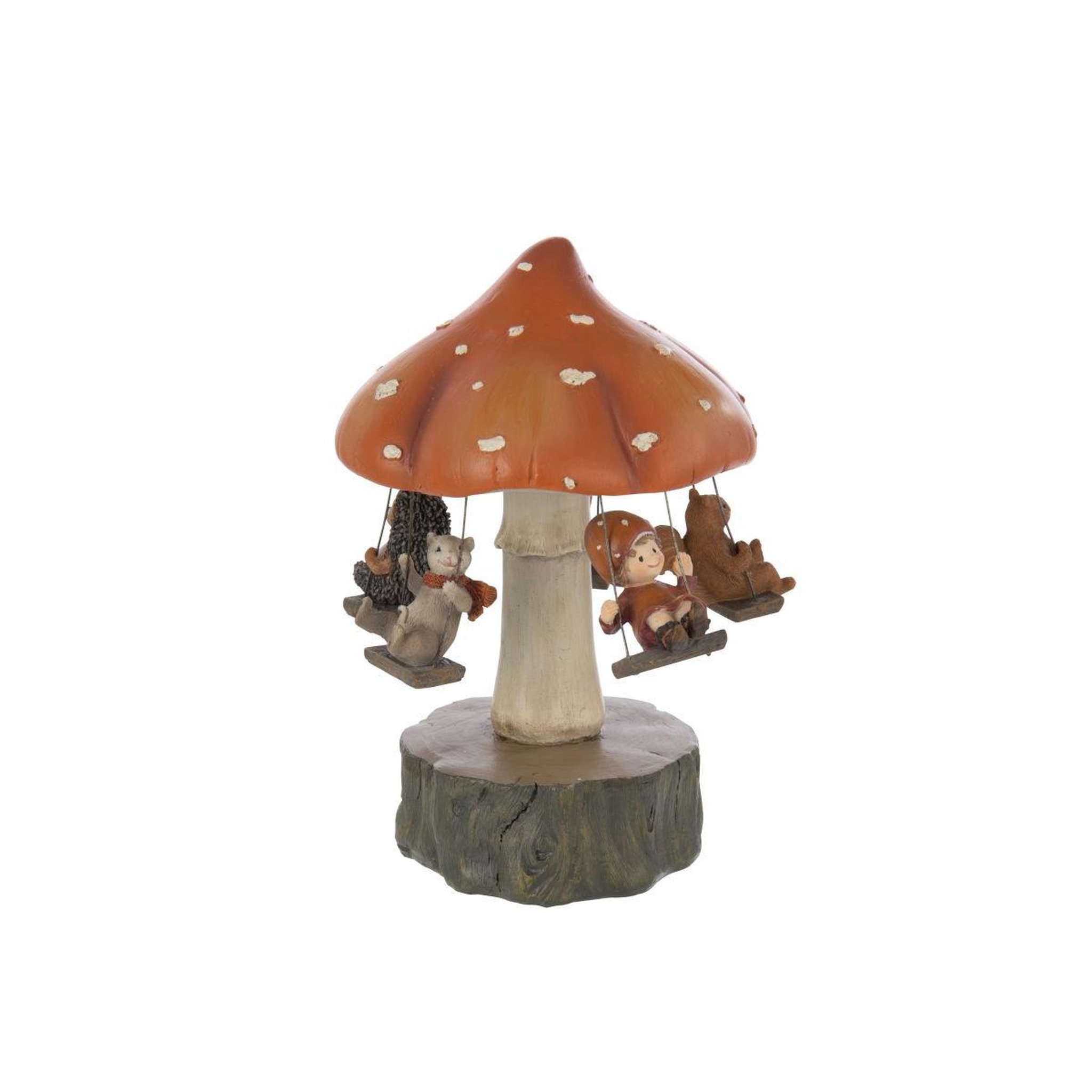 Voir la diapositive 3 : J-LINE Carrousel d'enfants  champignon  22cm multicolore