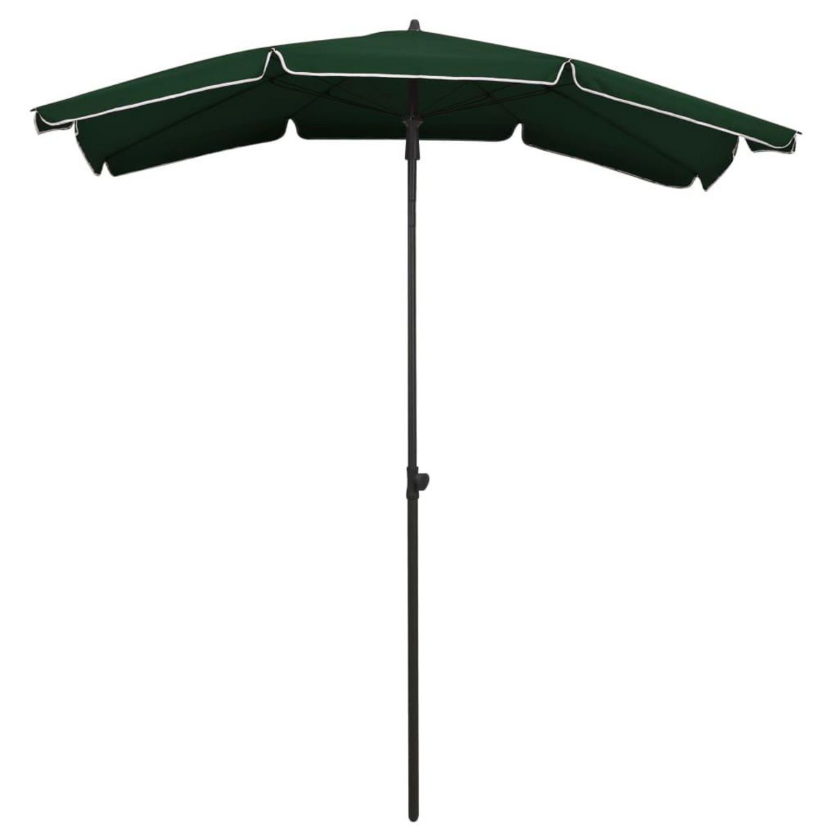 VIDAXL Parasol de jardin avec mat 200x130 cm vert