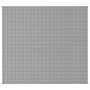 Voir la diapositive 3 : VIDAXL Couverture lestee Gris 200x220 cm 9 kg Tissu