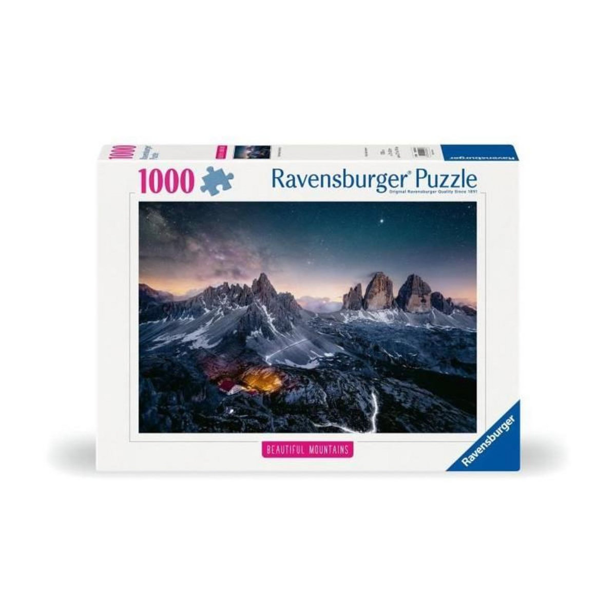 RAVENSBURGER Ravensburger-Puzzle 1000p-Les Tre Cime di lavaredo, Dolomites (Highlights)-des 14 ans-Puzzle de qualité supérieure-12000256