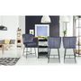 Voir la diapositive 5 : Paris Prix Chaise de Bar Velours Design  Elsa  100cm Gris