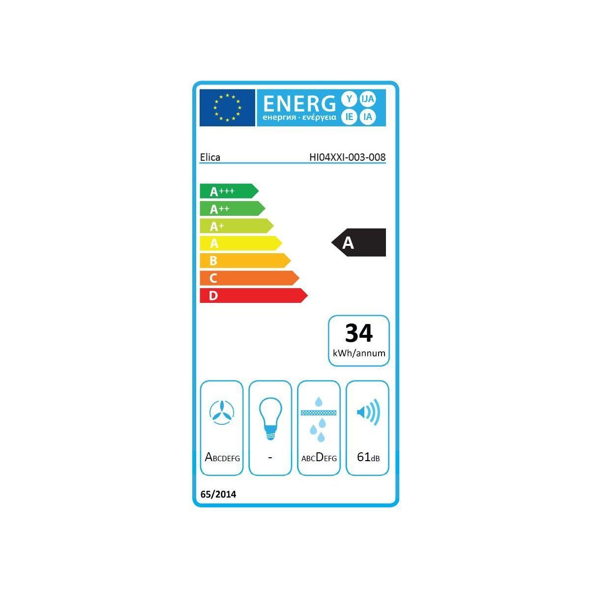 ELICA Plaque induction aspirante NIKOLATESLA VELVET BL/F BO/72