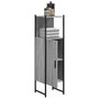 Voir la diapositive 4 : VIDAXL Armoire de salle de bain sonoma gris 33x33x120,5 cm