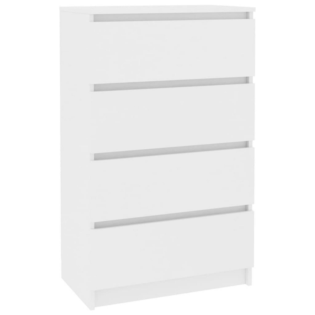 VIDAXL Buffet Blanc 60x35x98,5 cm Bois d'ingenierie