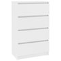 Voir la diapositive 2 : VIDAXL Buffet Blanc 60x35x98,5 cm Bois d'ingenierie