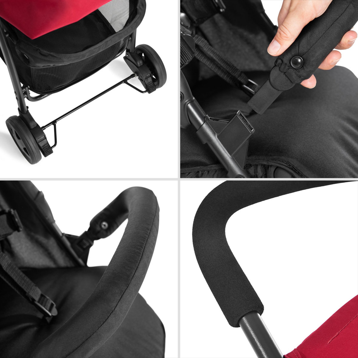 HAUCK Poussette Buggy Sport - Rouge