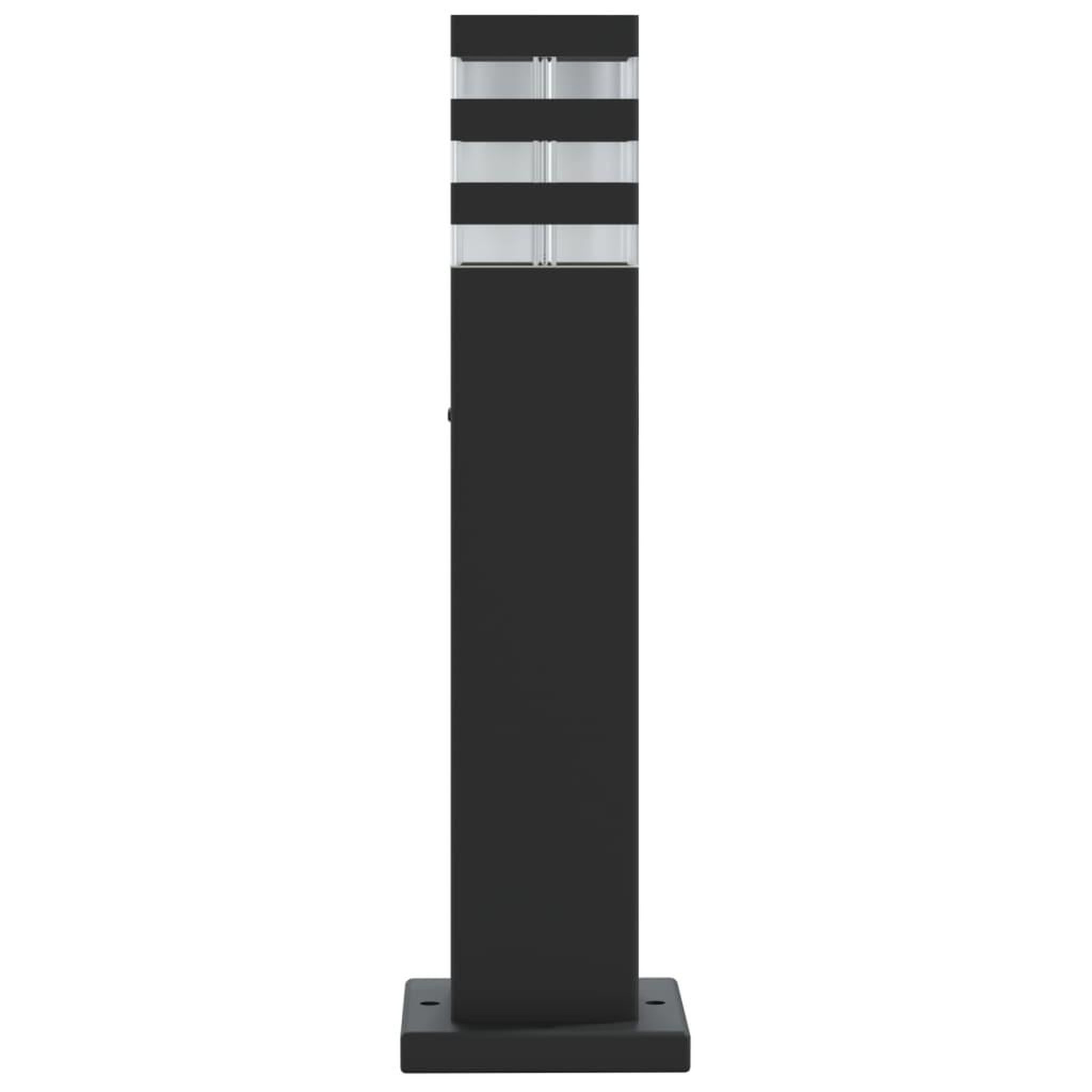 Voir la diapositive 5 : VIDAXL Lampadaires d'exterieur 3 pcs noir 50 cm aluminium