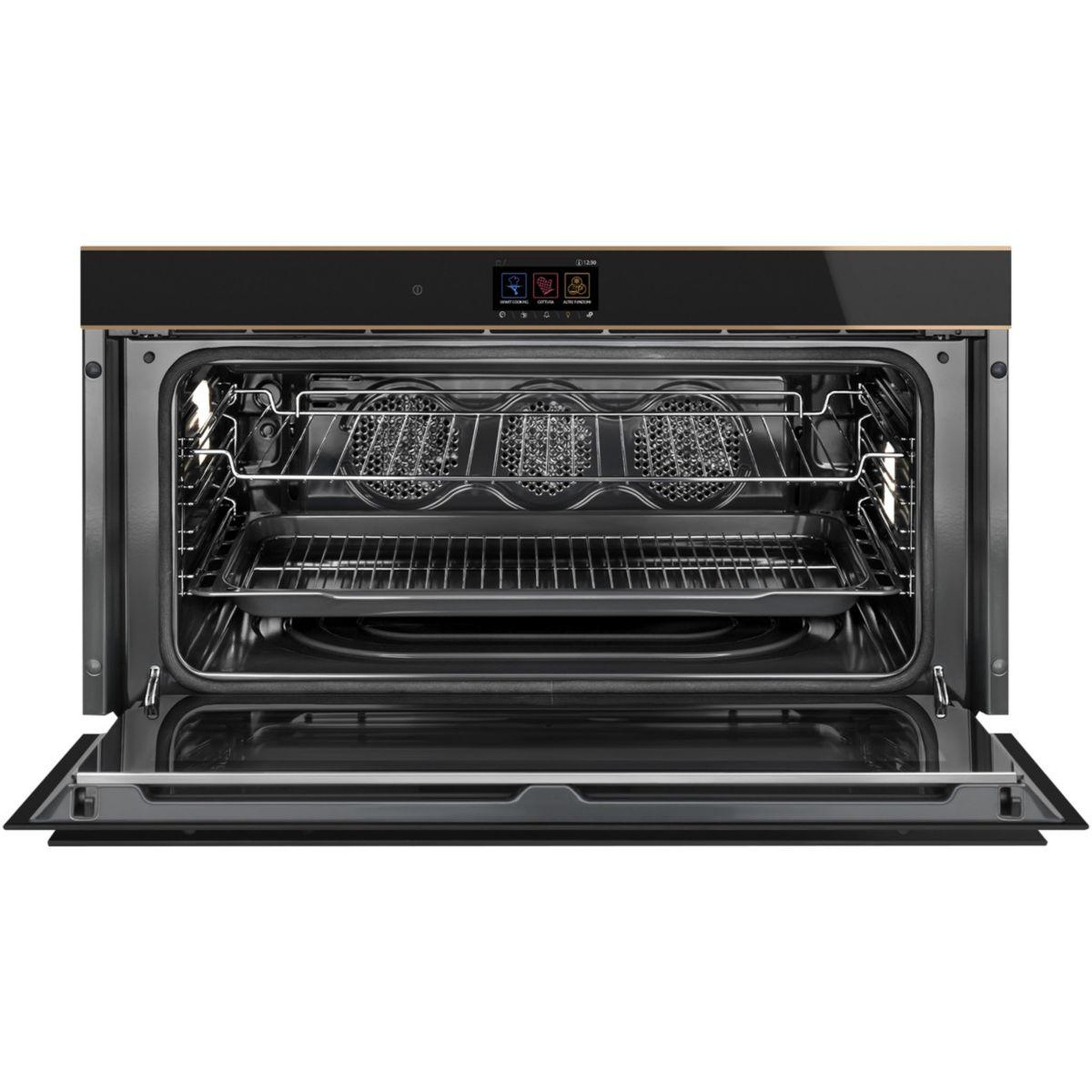 Voir la diapositive 3 : SMEG Four encastrable sfpr9604tnr