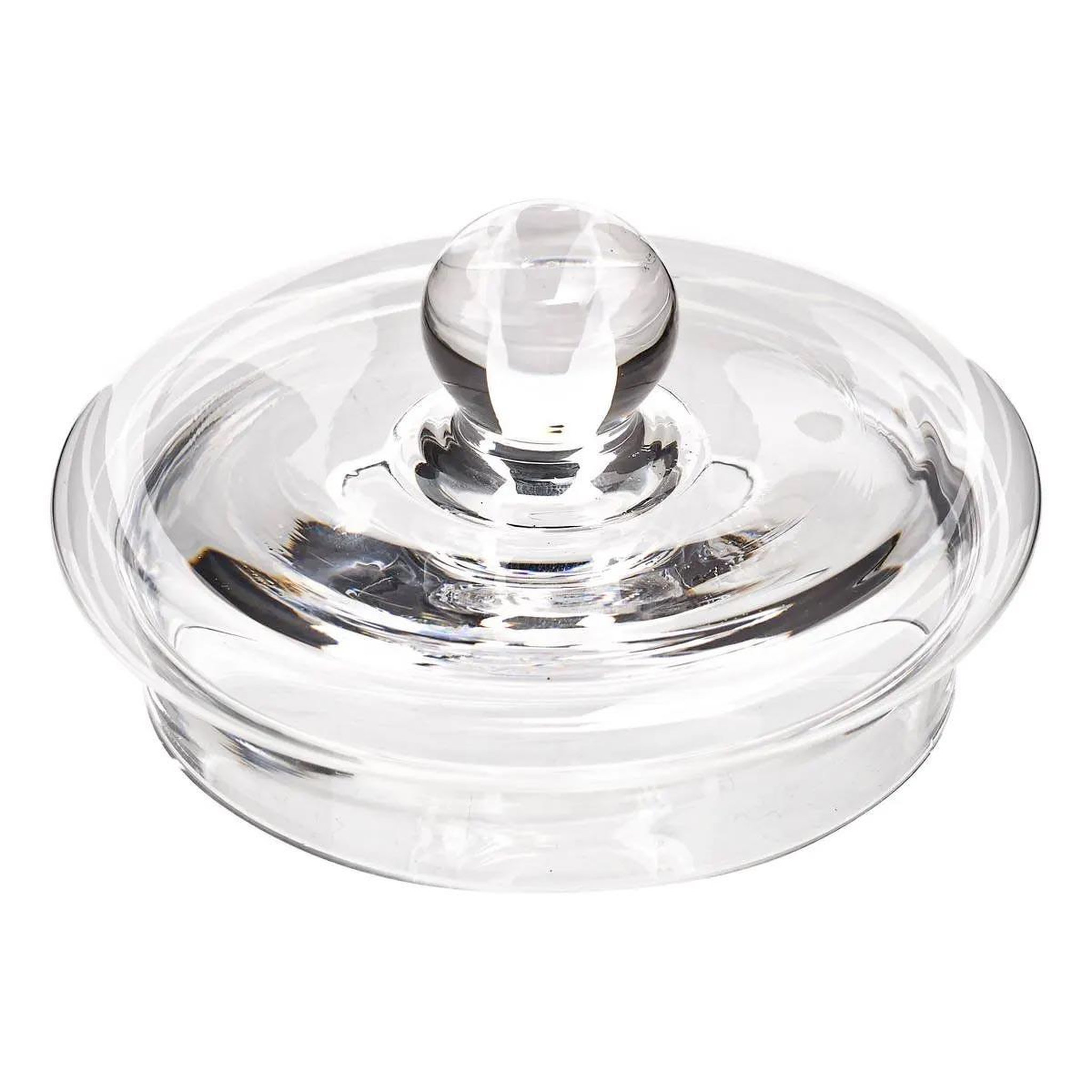 Voir la diapositive 3 : FIVE Bonbonnière en Verre  Ambroisia  12cm Transparent
