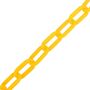 Voir la diapositive 2 : VIDAXL Chaîne d'avertissement Jaune 100 m Ø8 mm Plastique