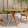 Voir la diapositive 1 : VIDAXL Table de jardin ronde Ø85x75 cm bois d'acacia solide