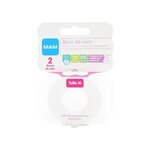MAM MAM Allaitement Bout de Sein Silicone Taille M Lot de 2 + Boîte de Stérilisation