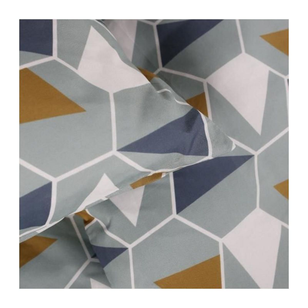 Today PARURE DE LIT TODAY - HOUSSE DE COUETTE 220X240 + 2 TAIES D OREILLER 63X63 - 100% COTON 57 fils - Mawira 2.19