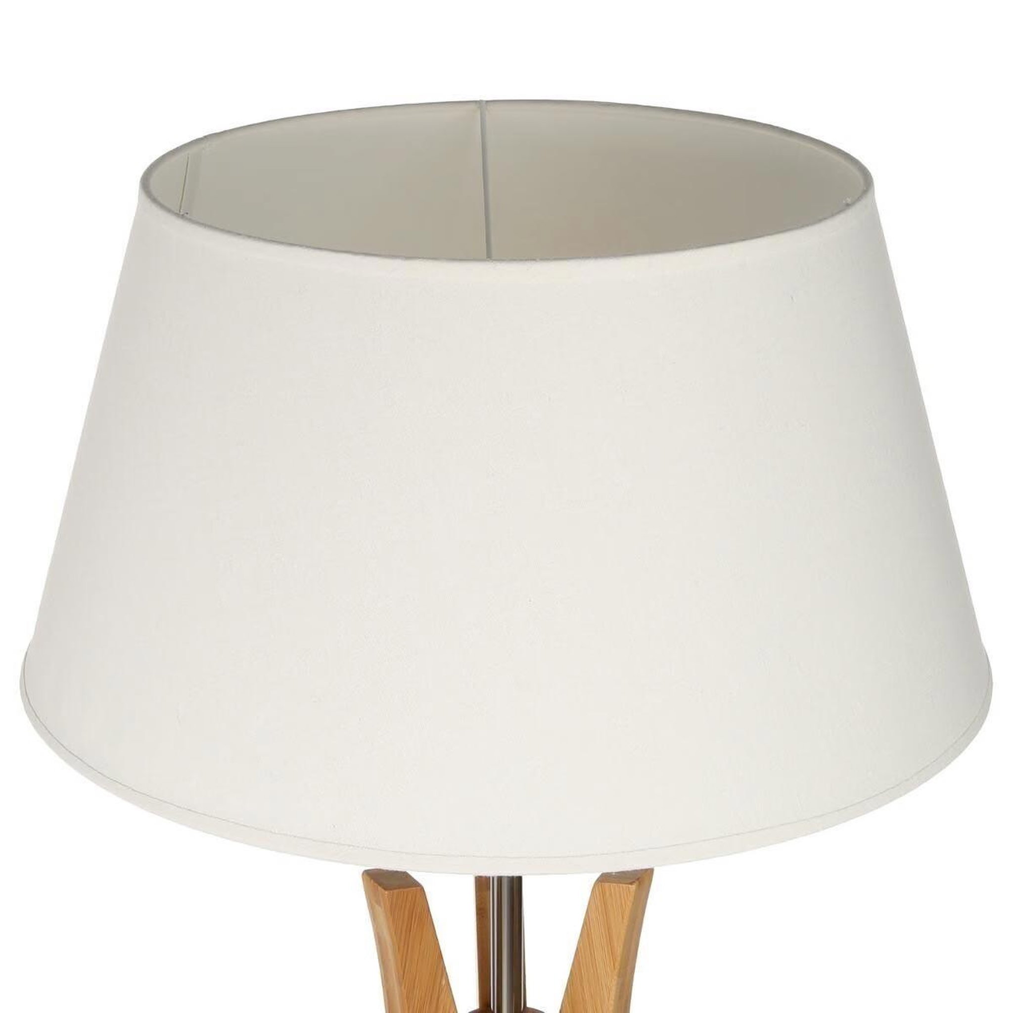 Voir la diapositive 3 : ATMOSPHERA Lampadaire trépied  kalo  156cm naturel & blanc