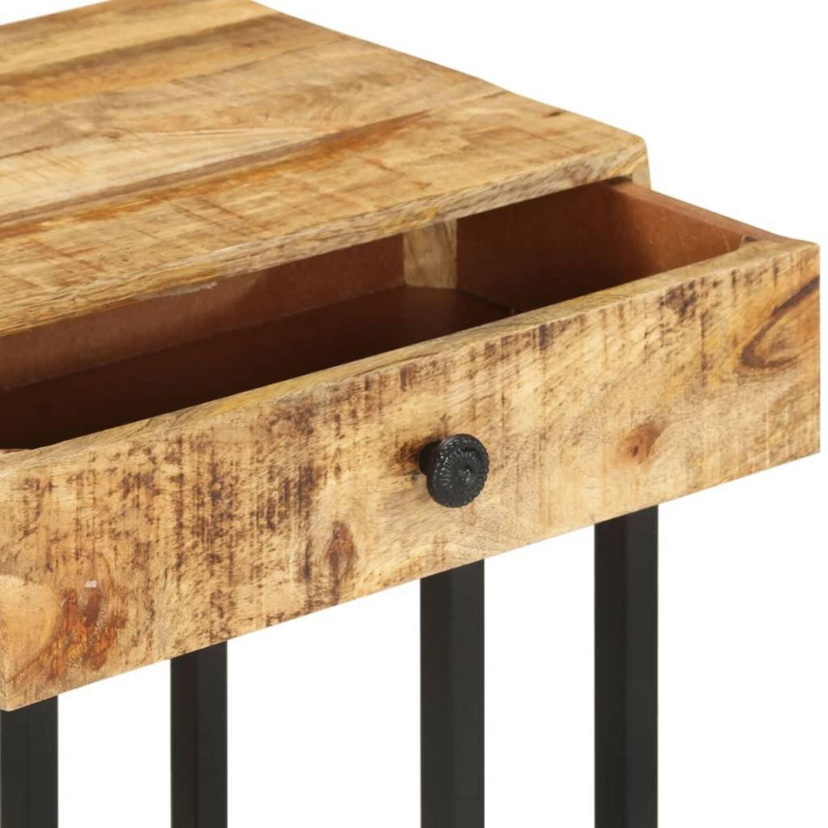 VIDAXL Table d'appoint en forme d'U 45x30x61cm Bois de manguier massif