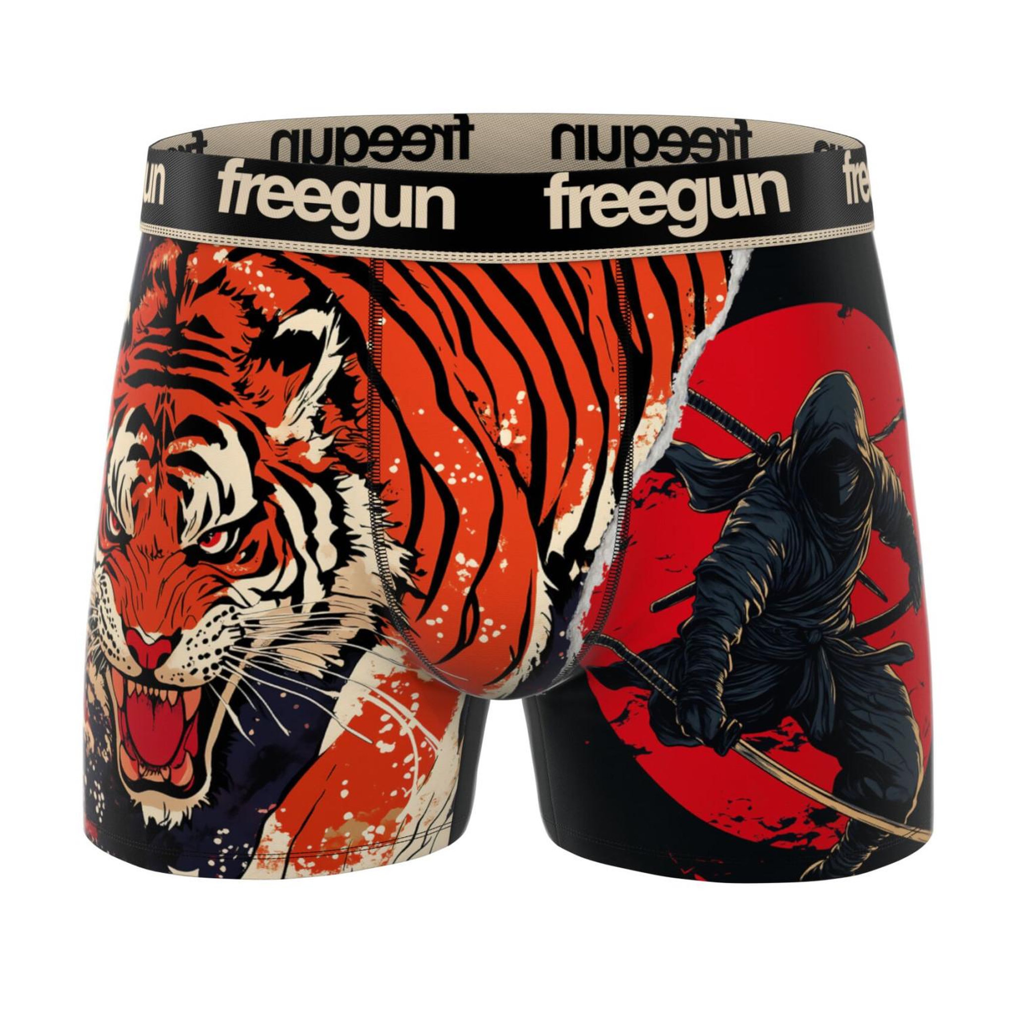 Voir la diapositive 4 : FREEGUN Lot de 5 boxers homme collection mangaka