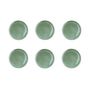Voir la diapositive 1 : BJORN Assiette MAGMA Ø20cm - 6 pièces - Menthe