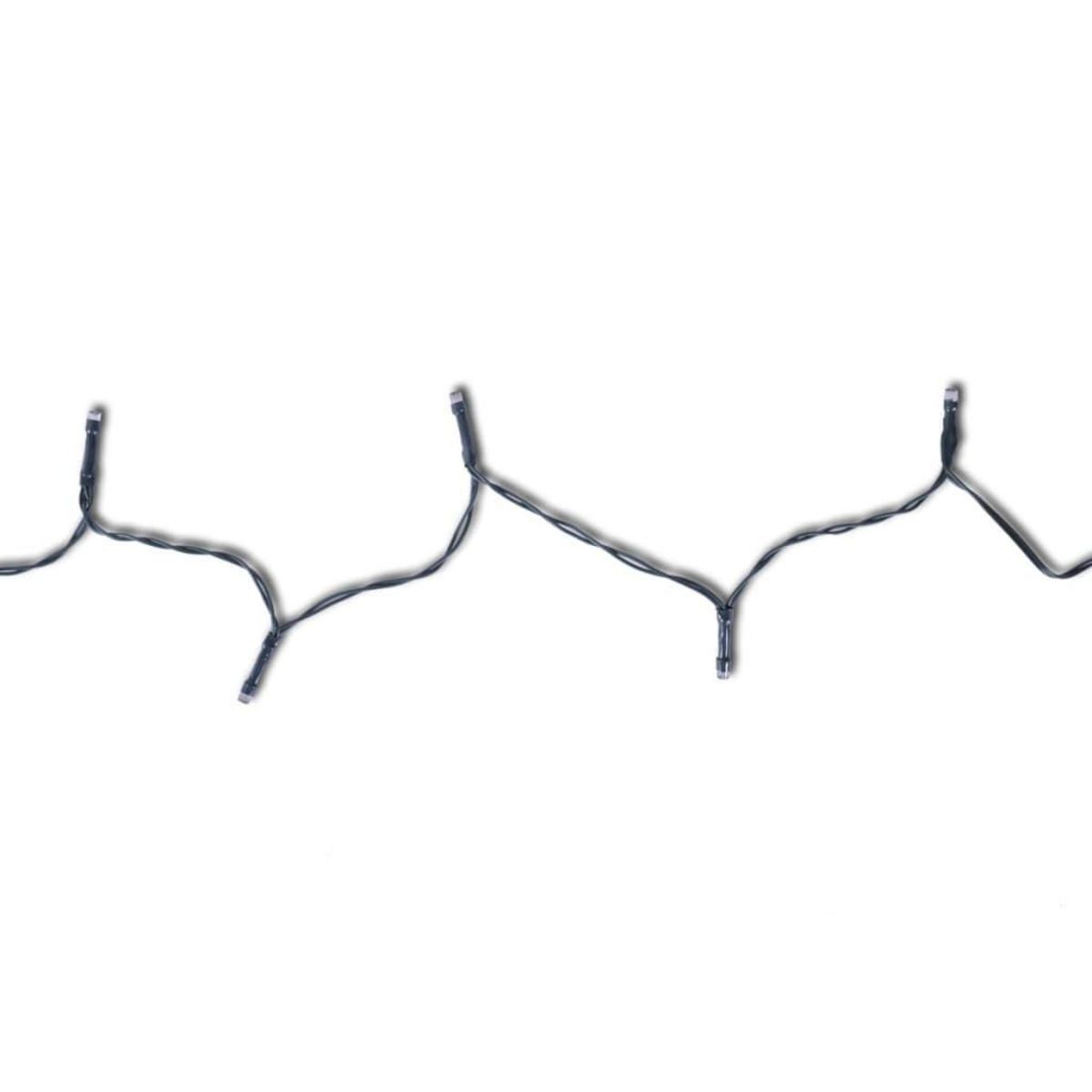 VIDAXL Guirlande lumineuse solaire a LED 24 lumieres 3,8 m 2 pcs