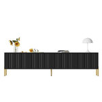 MERAX Meuble tv. Coloris disponibles : Noir, Blanc