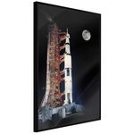 Paris Prix Affiche Murale Encadrée  Cosmodrome. Coloris disponibles : Noir, Jaune