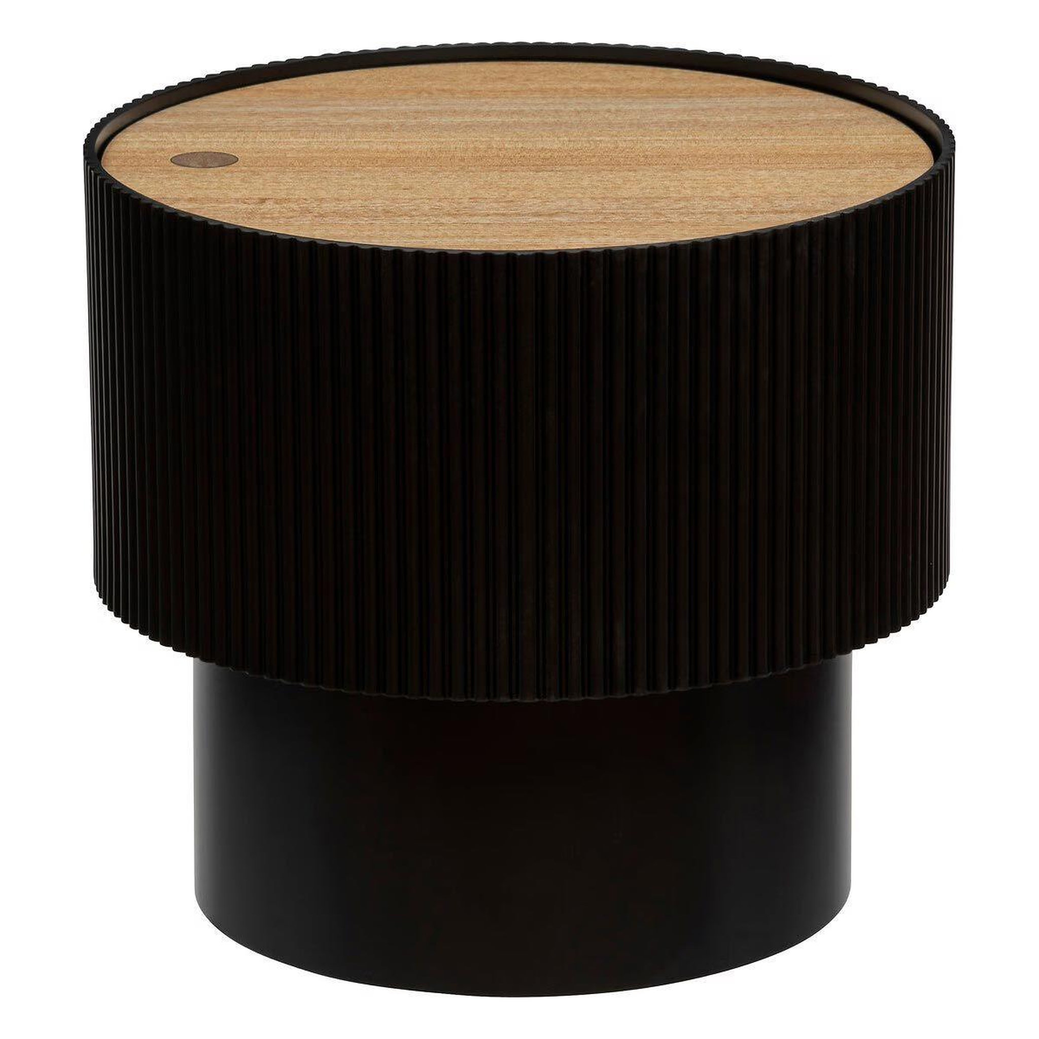 ATMOSPHERA Table d'Appoint Avec Coffre  Enola  38cm Noir