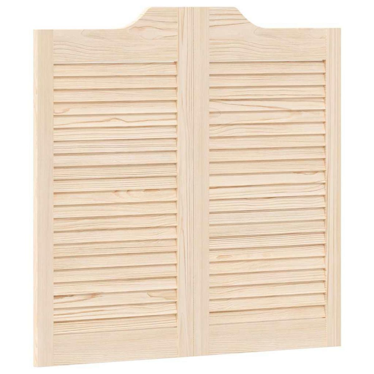 VIDAXL Portes battantes a persiennes 2paire 80 x 80 cm bois massif Pin