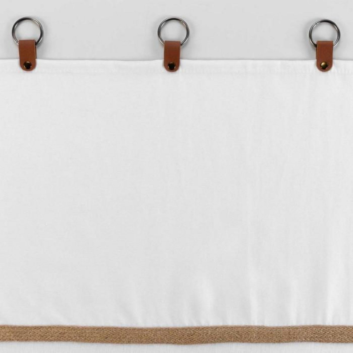 Paris Prix Rideau Voilage à Anneaux  Leana  140x240cm Blanc