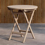 Voir la diapositive 4 : Paris Prix Table d'Appoint Extérieur  Kenya  70cm Naturel