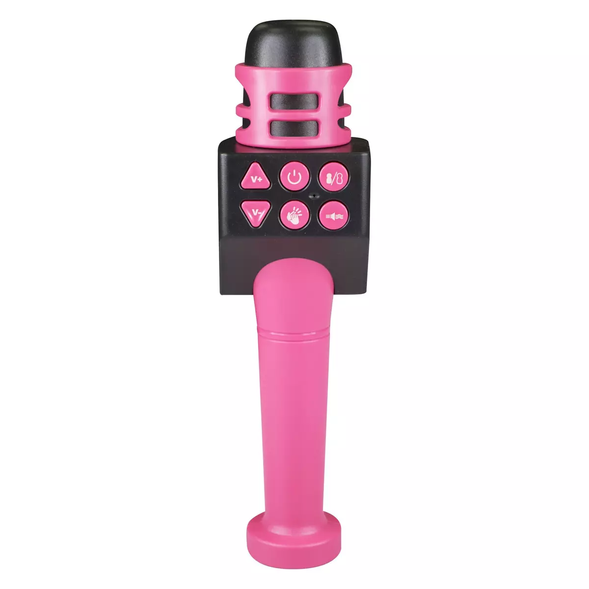 One Two Fun Microphone karaoke rose