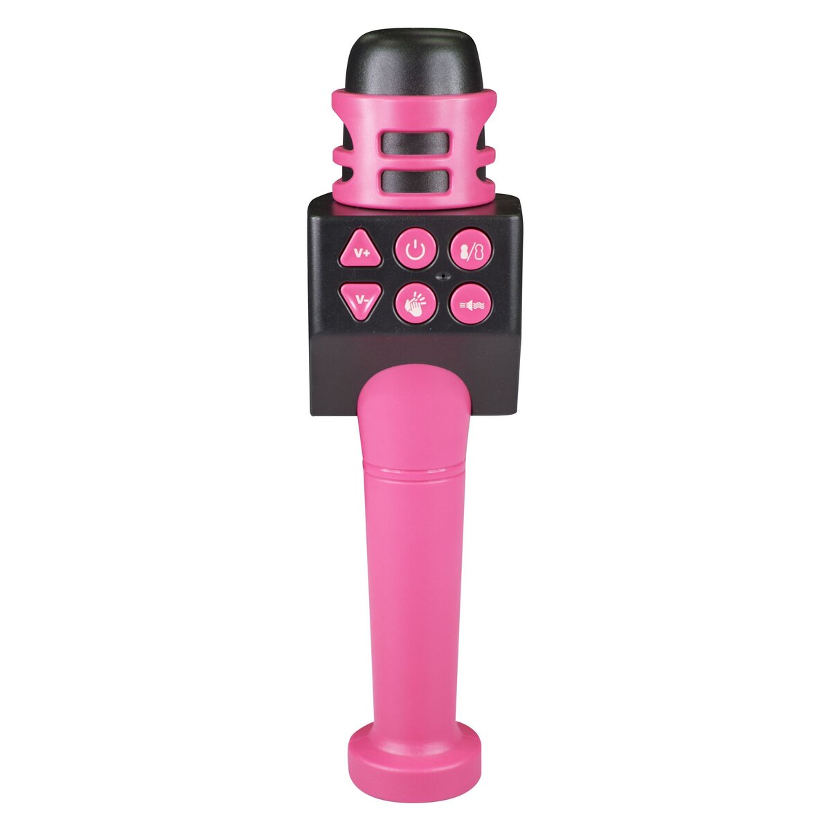 One Two Fun Microphone karaoke rose