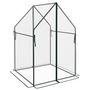 Voir la diapositive 4 : OUTSUNNY Serre de jardin balcon terrasse serre pour tomates 0,9L x 0,9l x 1,45H m double porte acier PVC transparent vert