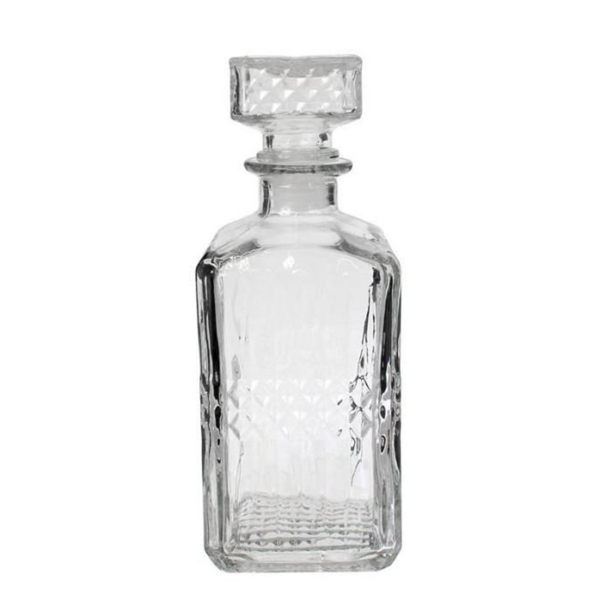 Paris Prix Coffret Bouteille & Verres  Whisky  24cm Transparent