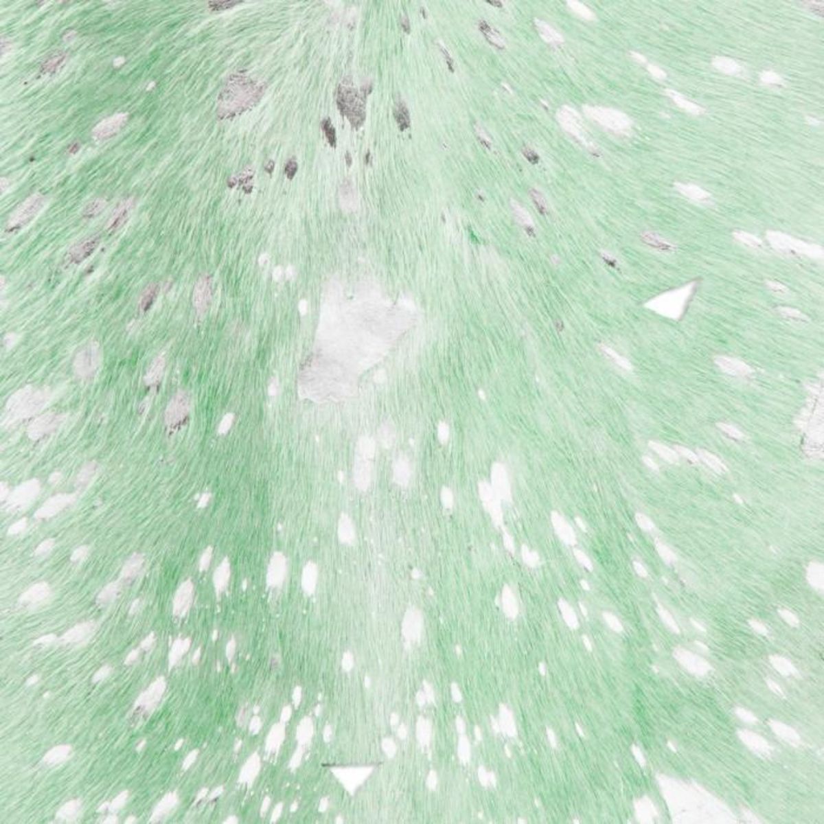 Paris Prix Tapis Peau de Vache  Fly  Bleu & Argent