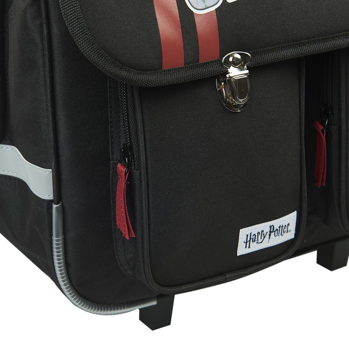 Cartable à roulettes noir Harry Potter