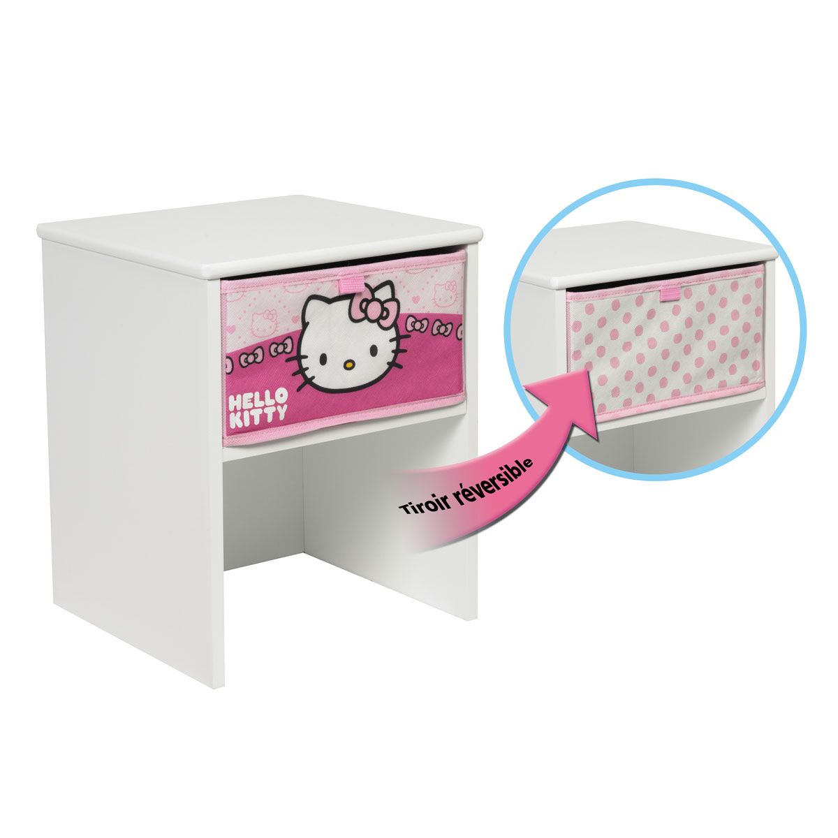 Chevet 1 tiroir HELLO KITTY