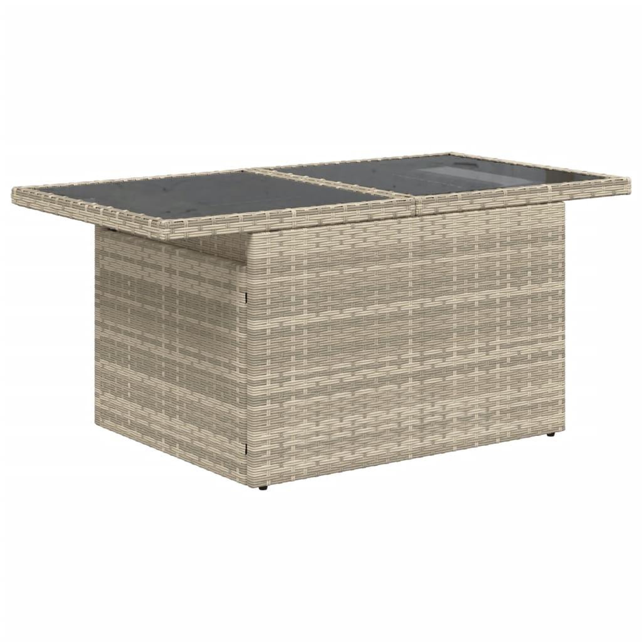 Voir la diapositive 5 : VIDAXL Salon de jardin 6 pcs avec coussins gris clair resine tressee