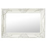 Voir la diapositive 1 : VIDAXL Miroir mural style baroque 60x40 cm Blanc